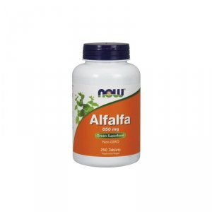 NOW FOODS Alfalfa - Lucerna Siewna 650 mg (250 tabl.)