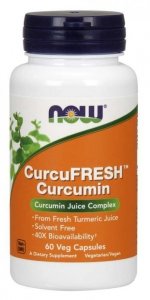 NOW FOODS CurcuFRESH Curcumin (60 kaps.)