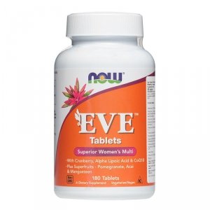 NOW FOODS EVE Superior Womens Multi - Multiwitamina i Składniki Mineralne dla Kobiet EVE (180 tabl.)