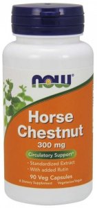 NOW FOODS Horse Chestnut Kasztanowiec (90 kaps.)