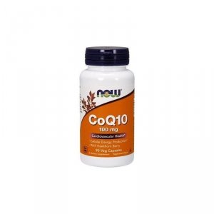 NOW FOODS Koenzym Q10 100 mg i Głóg 400 mg (90 kaps.)