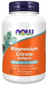 NOW FOODS Magnesium Citrate (90 kaps.)