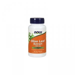 NOW FOODS Olive Leaf extract - standaryzowany Liść Oliwny 500 mg (60 kaps.)