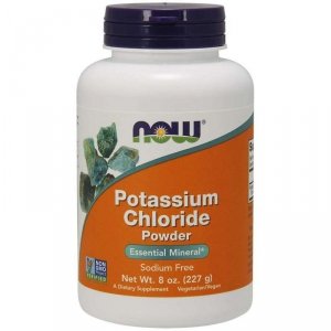 NOW FOODS Potassium Chloride - Chlorek Potasu (227 g)
