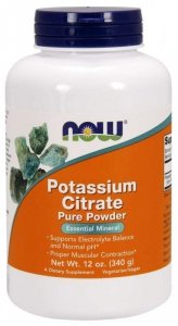 NOW FOODS Potassium Citrate - Cytrynian Potasu (340 g)