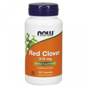 NOW FOODS Red Clover - Koniczyna Łąkowa 375 mg (100 kaps.)