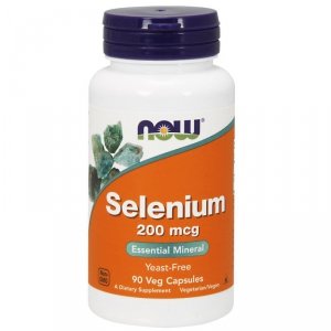 NOW FOODS Selenium - Selen 200 mcg (90 kaps.)