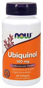 NOW FOODS Ubichinol - Koenzym Q10 100 mg (60 kaps.)