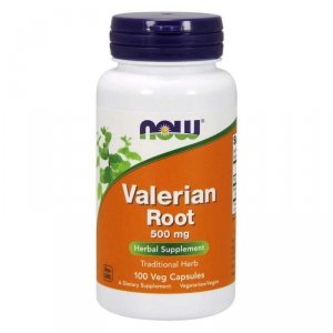 NOW FOODS Valerian Root (Waleriana) - Kozłek Lekarski 500 mg (100 kaps.)