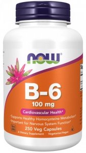 NOW FOODS Witamina B6 (250 kaps.)