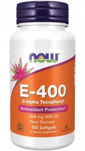 NOW FOODS Witamina E 400 (100 kaps.)