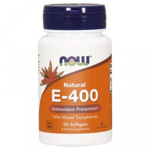 NOW FOODS Witamina E 400 IU (50 kaps.)