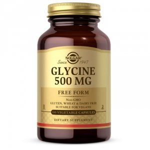SOLGAR Glycine Free Form - Glicyna Wolna Forma (100 kaps.)