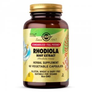 SOLGAR Rhodiola Root Extract SFP 500 mg - Różeniec górski ekstrakt z korzenia (60 kaps.)