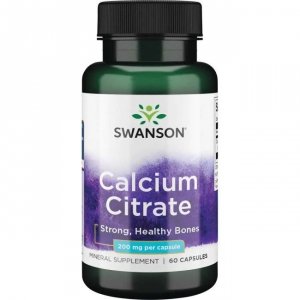 SWANSON Calcium Citrate 200 mg (60 kaps.)