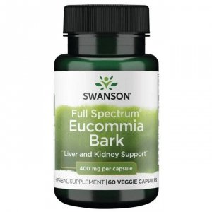 SWANSON Full Spectrum Eucommia Bark 400 mg (60 kaps.)