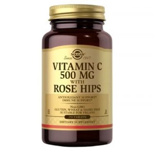 SOLGAR Vitamin C with Rose Hips - Witamina C z dziką różą (250 tabl.)