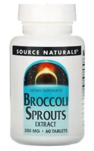 SOURCE NATURALS Broccoli Sprouts Extract - Wyciąg z kiełków brokuła (60 tabl.)