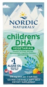 NORDIC NATURALS Childrens DHA Vegetarian (120 kaps.)