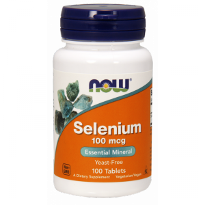 NOW FOODS Selenium - Selen 100 mcg (100 tabl.)