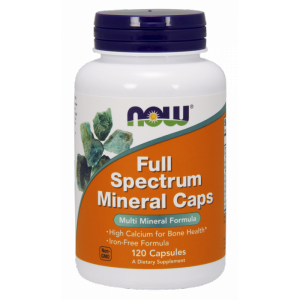 NOW FOODS Full Spectrum Mineral Caps - Minerały dla dorosłych (120 kaps.)