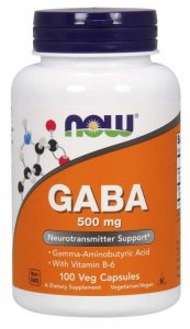 NOW FOODS GABA 500 mg (100 kaps.)