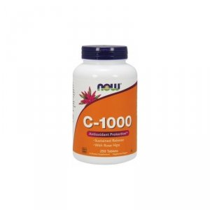 NOW FOODS Witamina C 1000 mg o przedłużonym uwalnianiu (250 tabl.)