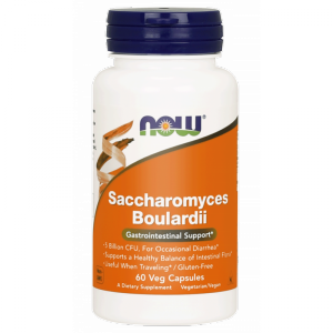 NOW FOODS Probiotyk Saccharomyces Boulardii (60 kaps.)