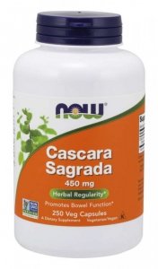 NOW FOODS Cascara Sagrada 450 mg (250 kaps.)