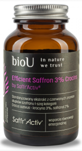 BIOU Szafran - Efficient Saffron by Saffr'Activ (60 kaps.)