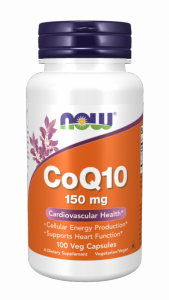 NOW FOODS Koenzym Q10 150 mg z lecytyną 70 mg (100 kaps.)