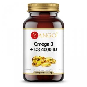 YANGO Omega 3 + D3 4000 IU (60 kaps.)