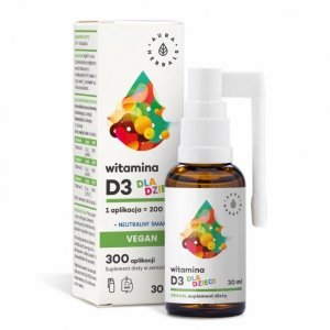 AURA HERBALS Witamina D3 Vegan dla dzieci (30 ml)