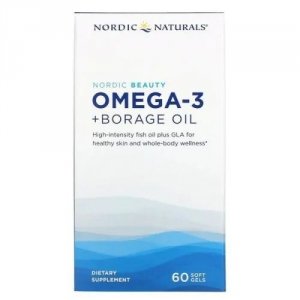 NORDIC NATURALS Nordic Omega-3 + Borage Oil (60 kaps.)