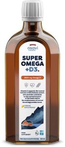 OSAVI Super Omega +D3, 2900 mg - smak cytrynowy (250 ml)