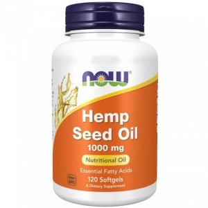 NOW FOODS Hemp Seed Oil 1000 mg (120 kaps.)