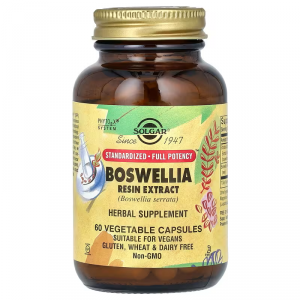 SOLGAR Boswellia Resin Extract - Boswellia ekstrakt z żywicy (60 kaps.) 