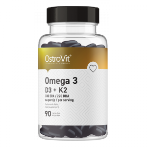 OSTROVIT Omega 3 D3+K2 (90 kaps.)