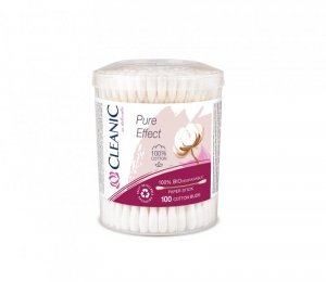 Cleanic Patyczki higieniczne Pure Effect -100% biodegradowalne 1op.-100szt (pudełko)