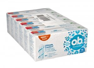 O.B.ProComfort  Ultimate Super (16) komfortowe tampony 1op.-6szt (5+1)