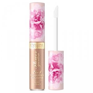 EVELINE Flower Garden Cień do powiek w płynie 2w1 nr 02  6.5ml