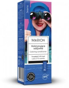 MARION Koloryzująca Odżywka do włosów (5-10 myć) - Jeans  1op.-(2x35ml)