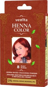 VENITA Henna Color Ziołowa Odżywka koloryzująca - 8 Rubin 1op.