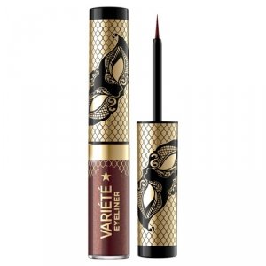 EVELINE Variete Kolorowy Eyeliner w kałamarzu - 02 Shiny Brown  4ml
