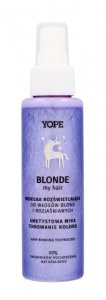 YOPE Blonde My Hair Rozświetlająca Mgiełka do włosów blond i rozjaśnianych - Ametystowa Mika 100ml