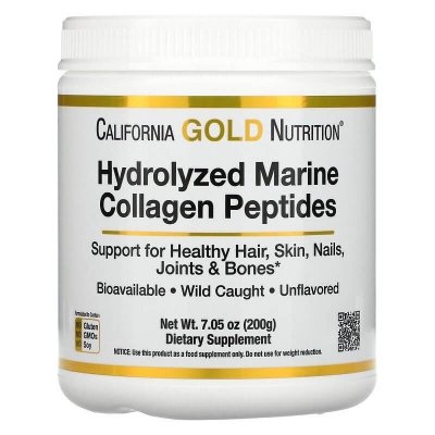 California Gold Nutrition Hydrolyzed Marine Collagen Peptides Kolagen Morski