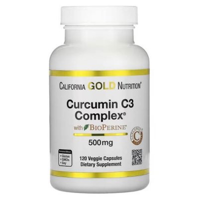 Curcumin C3 Complex with BioPerine | Kurkuma | 120 kaps.