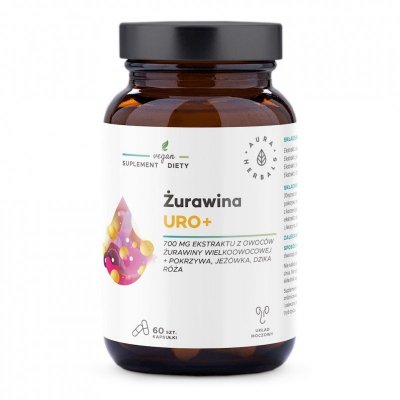 AURA HERBALS Żurawina Uro+ (60 kaps.)