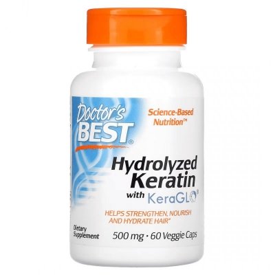 DOCTOR&#039;S BEST Hydrolyzed Keratin 500 mg (60 kaps.)