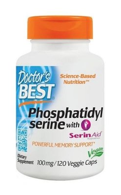 DOCTOR&#039;S BEST Phosphatidyl Serine - Fosfatydyloseryna 100 mg (120 kaps.)